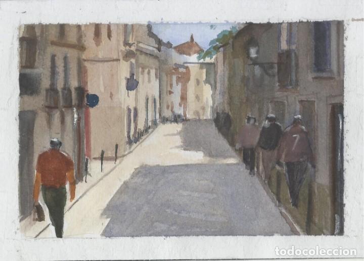 Art: acuarela calle de granada