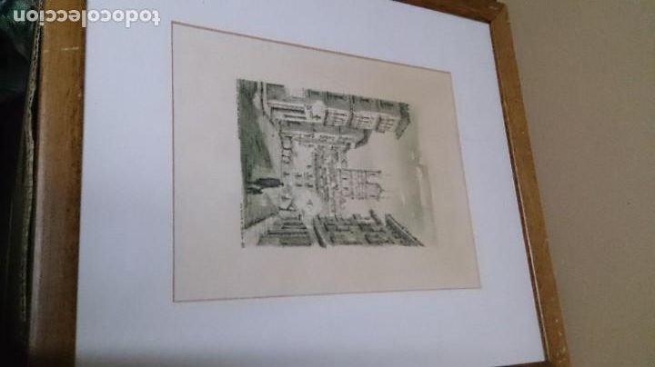 Kunst: ACUATELA ANTONIA R BURDA calle de la redondilla Madrid