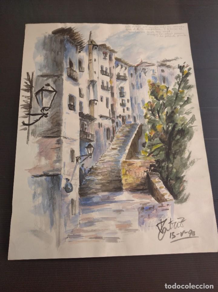 Arte: Preciosa acuarela firmada a&ntilde;o 90