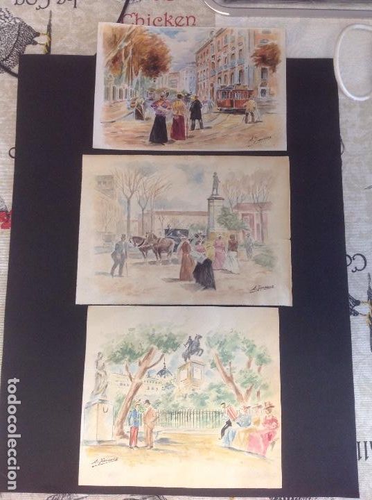 Arte: A. Jim&eacute;nez. Vistas de Madrid. - Foto 1