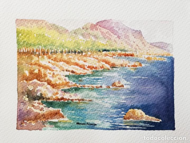 Arte: Marina pintada a la acuarela