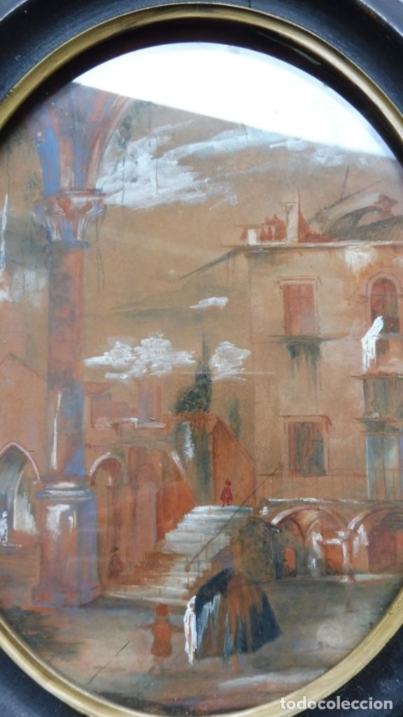 Arte: ANTIGUO CUADRO S. XIX - Foto 2