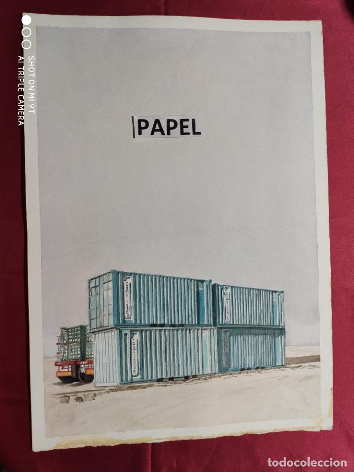 Arte: ORIGINAL ACUARELA SOBRE PAPEL. - Foto 1