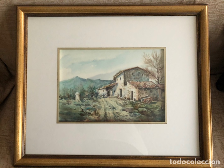 Arte: Acuarela de JES&Uacute;S PE&Ntilde;ARREAL (Burgos 1930-2008)