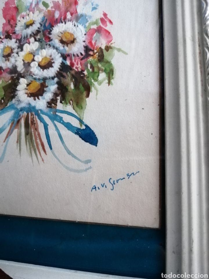 Arte: Acuarela. Ramo de flores - Foto 3