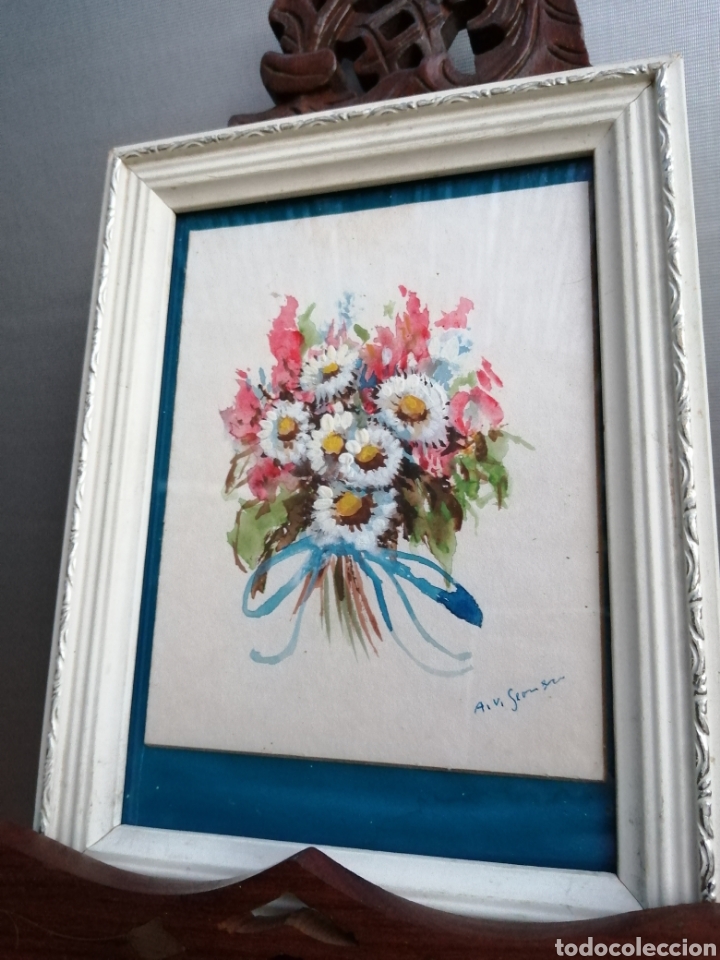 Arte: Acuarela. Ramo de flores - Foto 1