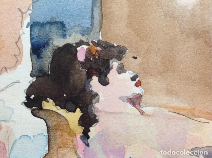 Arte: Odalisca - acuarela - Foto 2