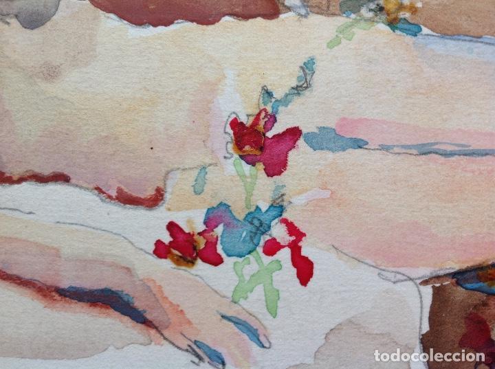Arte: Odalisca - acuarela - Foto 3