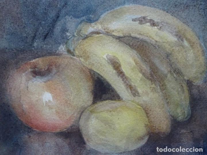 Arte: BODEGON A LA ACUARELA FIRMADO ABELLO. - Foto 2