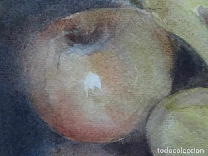 Arte: BODEGON A LA ACUARELA FIRMADO ABELLO. - Foto 3