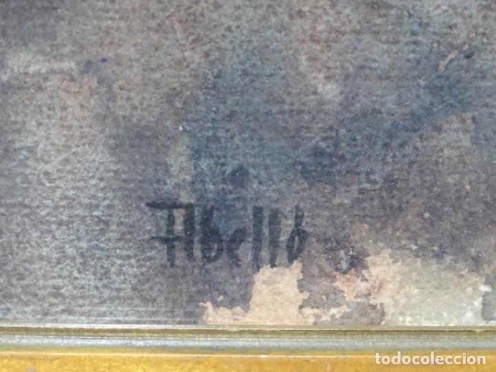 Arte: BODEGON A LA ACUARELA FIRMADO ABELLO. - Foto 6