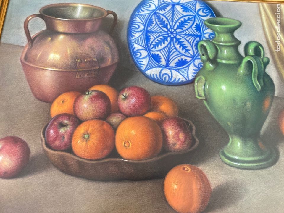 Arte: Bodeg&oacute;n. Firmado &aacute;ngulo inferior derecho. - Foto 3