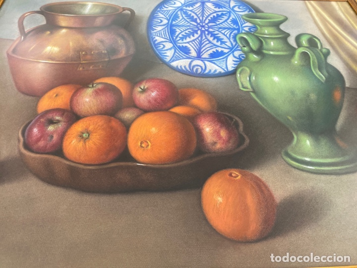 Arte: Bodeg&oacute;n. Firmado &aacute;ngulo inferior derecho. - Foto 7