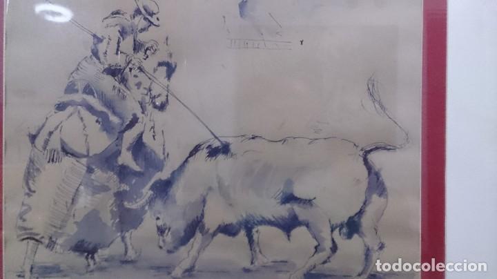 Arte: BONITA ACUARELA ( PICADOR) F. Vi&ntilde;es 50x60 apro