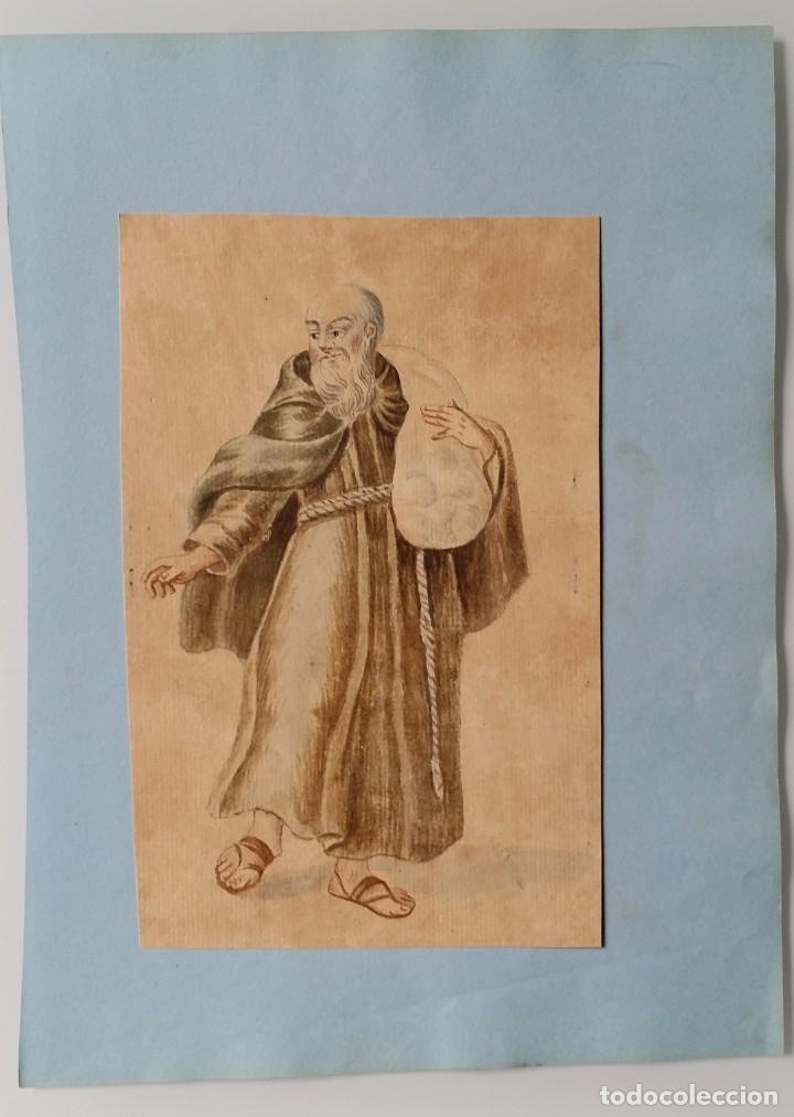 Arte: Monje, acuarela de 1860 - Foto 5