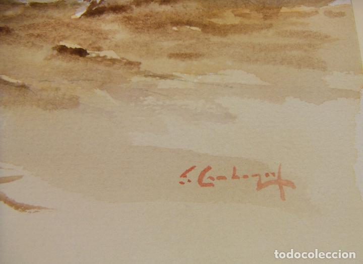Arte: ACUARELA ORIGINAL DE EMILIO CARBONELL - Foto 3