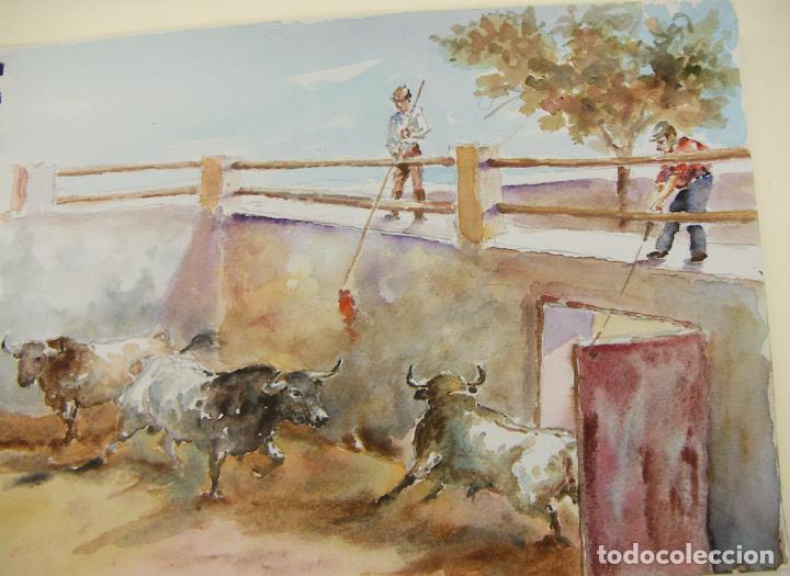 Arte: ACUARELA ORIGINAL DE EMILIO CARBONELL - Foto 1