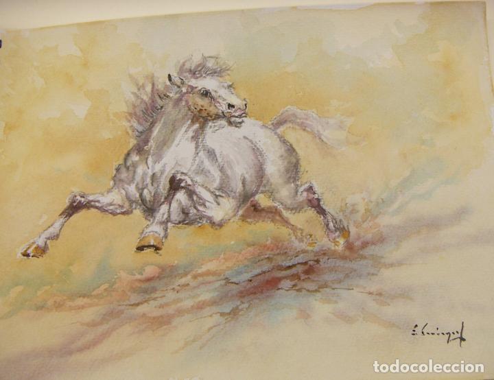 Arte: ACUARELA ORIGINAL DE EMILIO CARBONELL - Foto 1