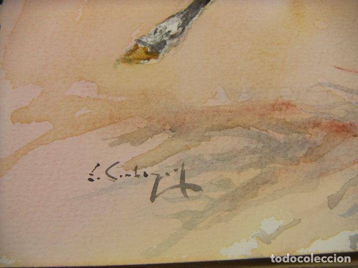 Arte: ACUARELA ORIGINAL DE EMILIO CARBONELL - Foto 3
