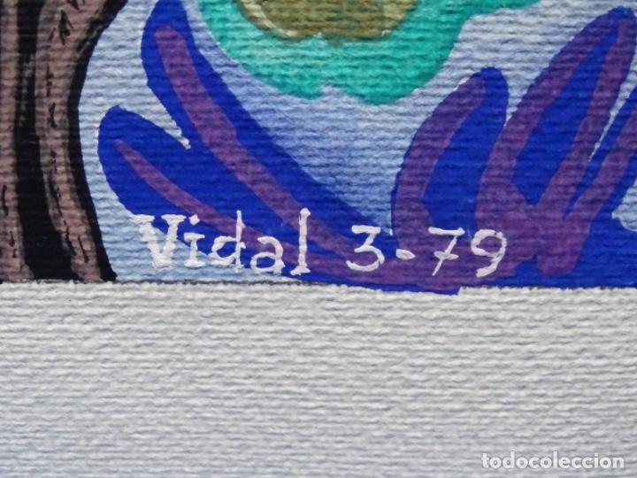 Arte: ACUARELA FIRMADA VIDAL 79. - Foto 7