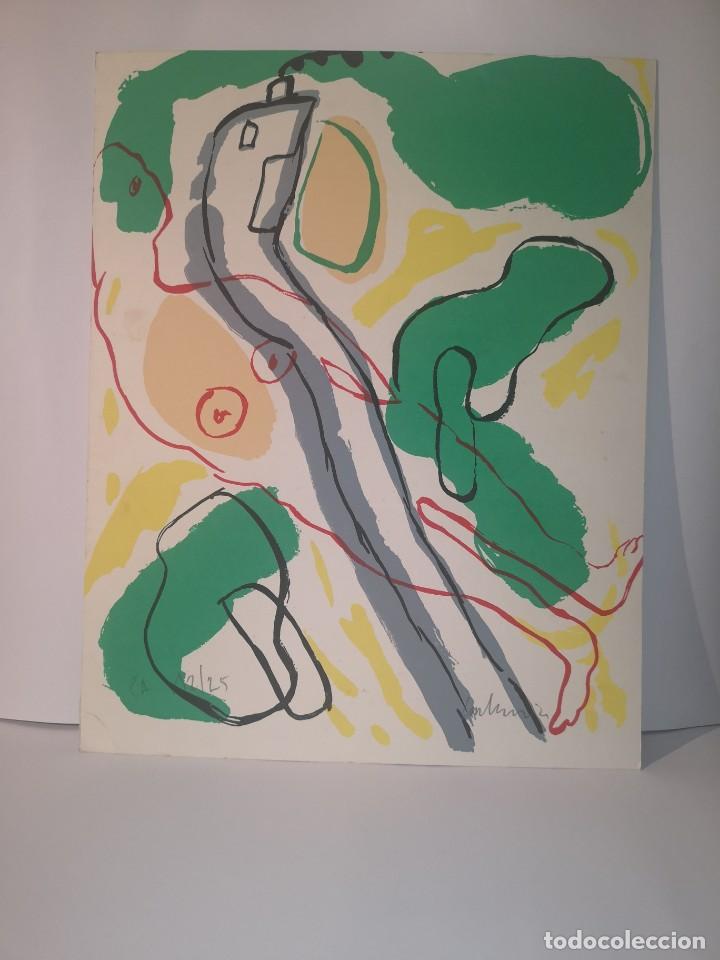 Arte: Serigraf&iacute;a del pintor asturiano Miguel &Aacute;ngel Lombard&iacute;a 12/25