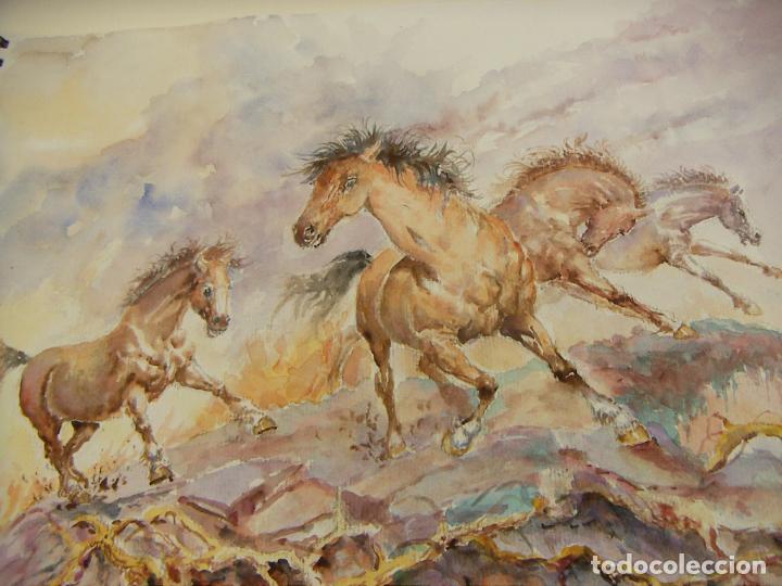 Arte: ACUARELA ORIGINAL DE EMILIO CARBONELL - Foto 2