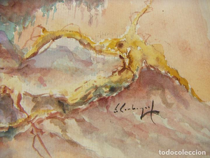 Arte: ACUARELA ORIGINAL DE EMILIO CARBONELL - Foto 3