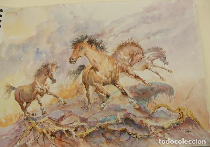 Arte: ACUARELA ORIGINAL DE EMILIO CARBONELL - Foto 1