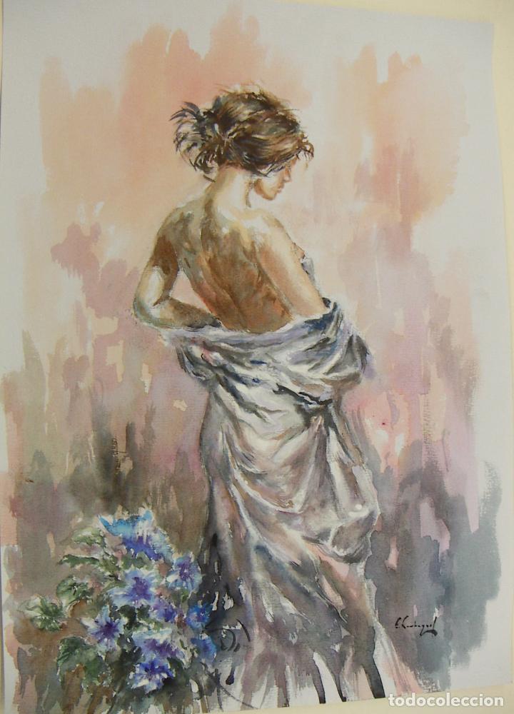 Arte: ACUARELA ORIGINAL DE EMILIO CARBONELL - Foto 1