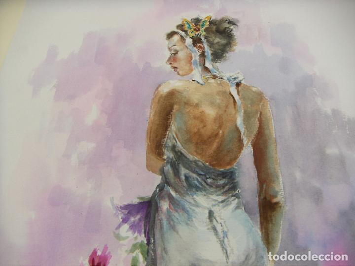 Arte: ACUARELA ORIGINAL DE EMILIO CARBONELL - Foto 2
