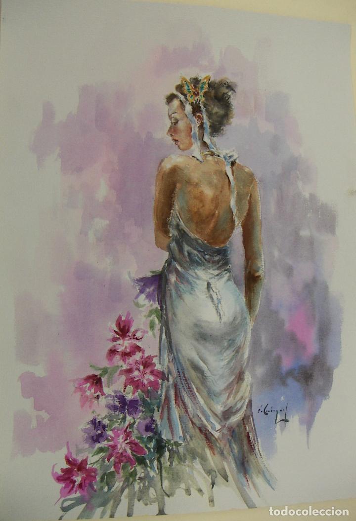 Arte: ACUARELA ORIGINAL DE EMILIO CARBONELL - Foto 1