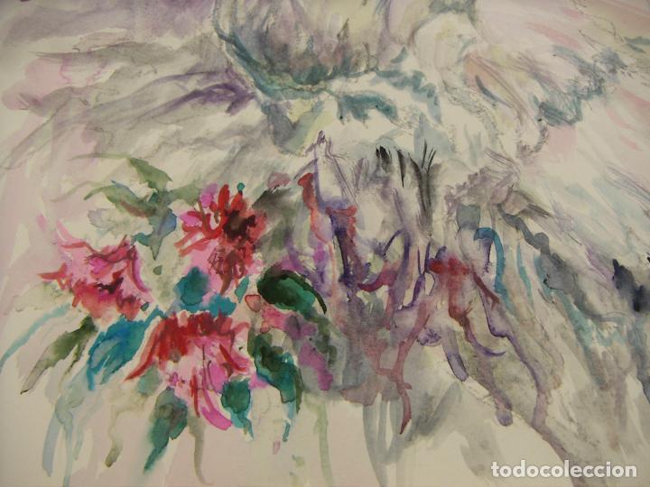 Arte: ACUARELA ORIGINAL DE EMILIO CARBONELL - Foto 3