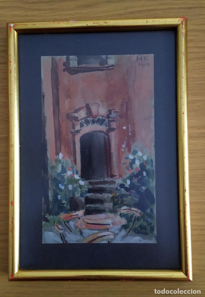 Arte: ACUARELA FECHADA 1910 - Foto 1