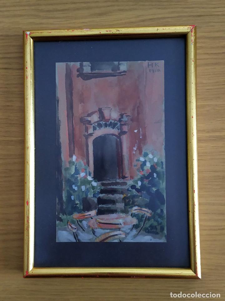 Arte: ACUARELA FECHADA 1910 - Foto 3