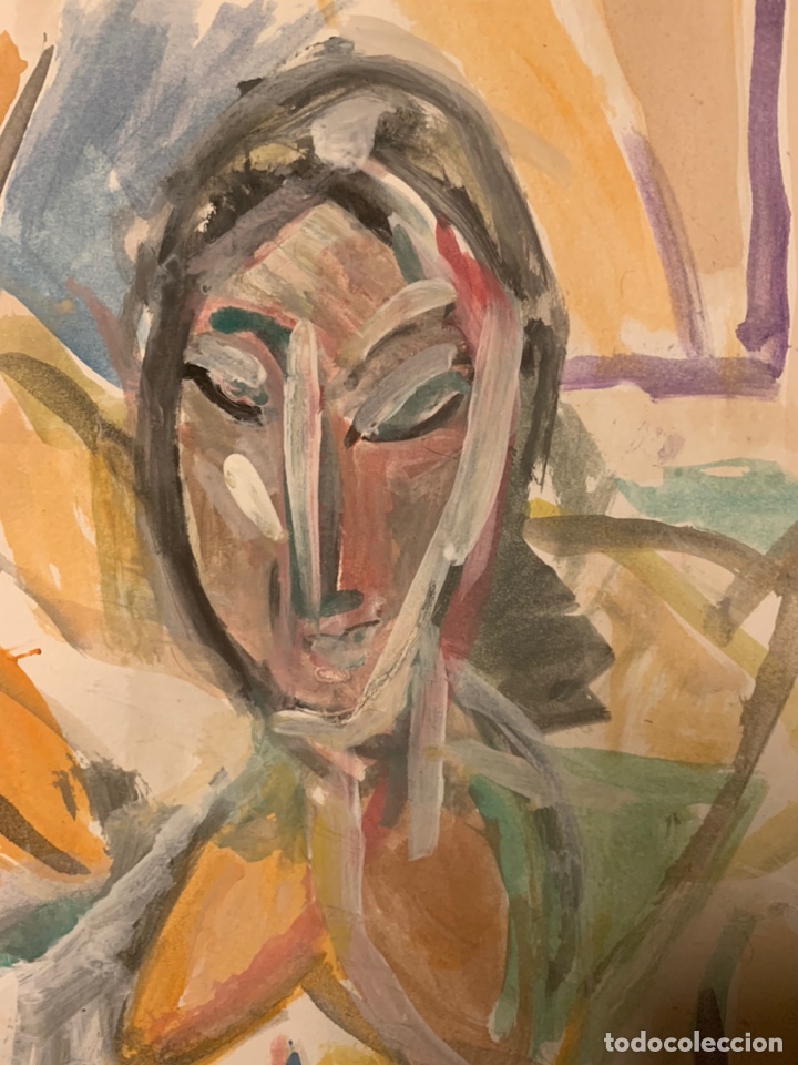 Arte: Se&ntilde;orita con copa , cubista