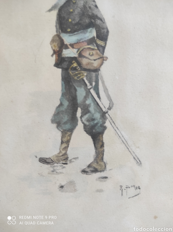 Arte: Acuarela siglo XIX - Foto 4