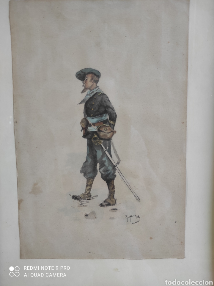 Arte: Acuarela siglo XIX - Foto 1