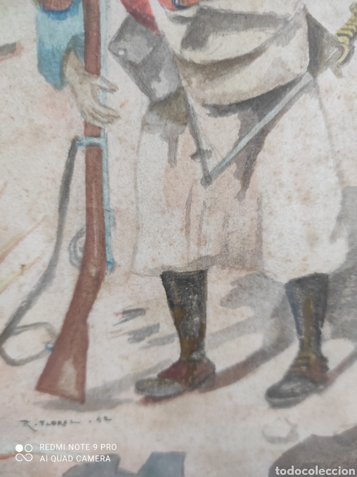Arte: Acuarela siglo XIX - Foto 4