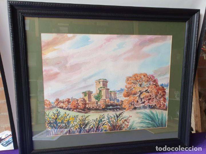 Art: Juan Gomez PACIOS- PAISAJE- ACUARELA SOBRE PAPEL44 x 31 cms(67x56 cms)