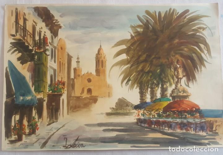 Art: &rdquo; PAISAJE DE SITGES &rdquo; HOMENAJE A RUSIGNOL