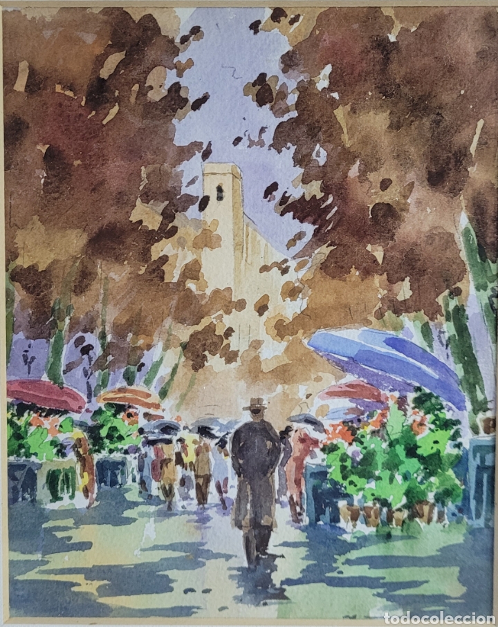 Arte: Rambla de las Flores An&oacute;nimo - Foto 1