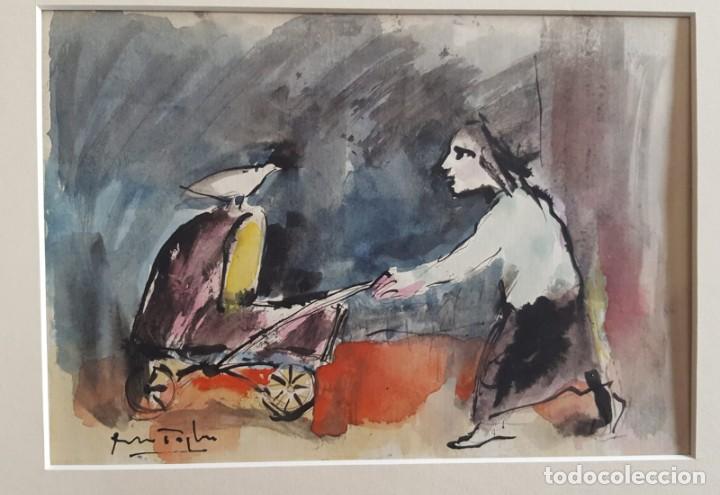 Arte: &rdquo; NI&Ntilde;ERA CON PALOMA&rdquo; JOS&Eacute; RUBIO PACHECO ( La &Ntilde;ora- Murcia 1950)