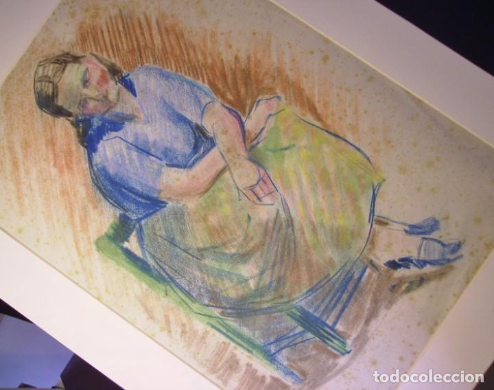 Arte: FIGURA SENTADA ( PASTEL ) XX - Foto 3