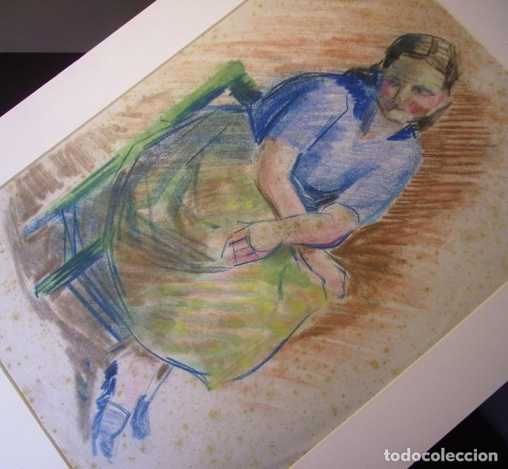 Arte: FIGURA SENTADA ( PASTEL ) XX - Foto 4