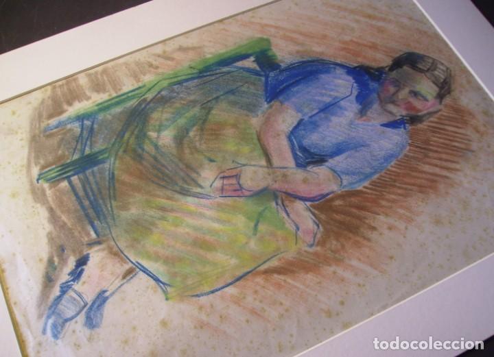 Arte: FIGURA SENTADA ( PASTEL ) XX - Foto 12