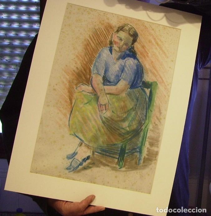 Arte: FIGURA SENTADA ( PASTEL ) XX - Foto 14