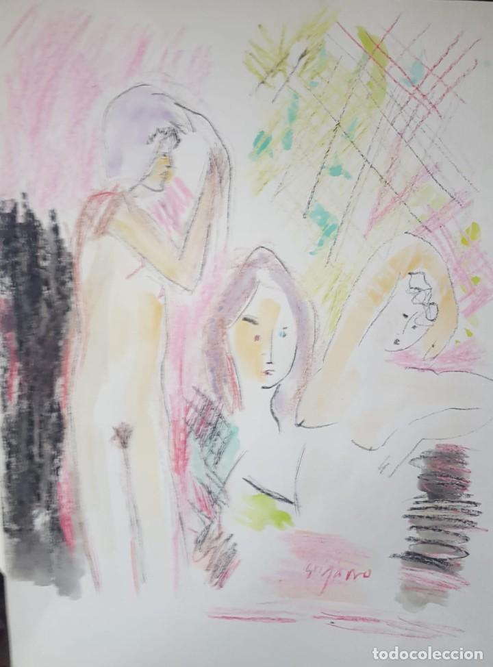 Arte: &rdquo;FIGURAS&rdquo; ANTONIO GUIJARRO GUTIERREZ( Ciudad Real 1923- Madrid 2011)