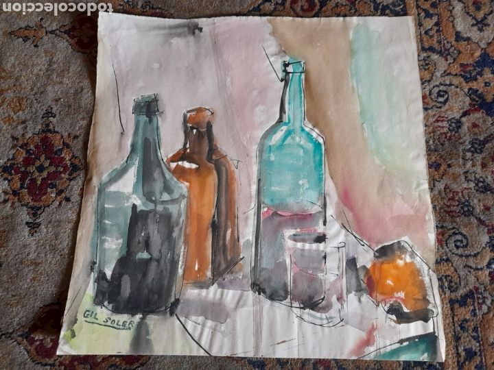 Arte: Magnifica acuarela de Gil Soler - Foto 1