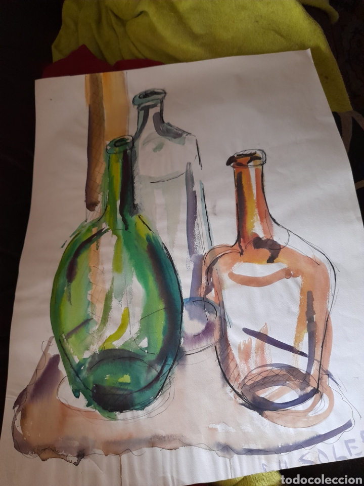 Arte: Magnifica acuarela de Gil Soler - Foto 1