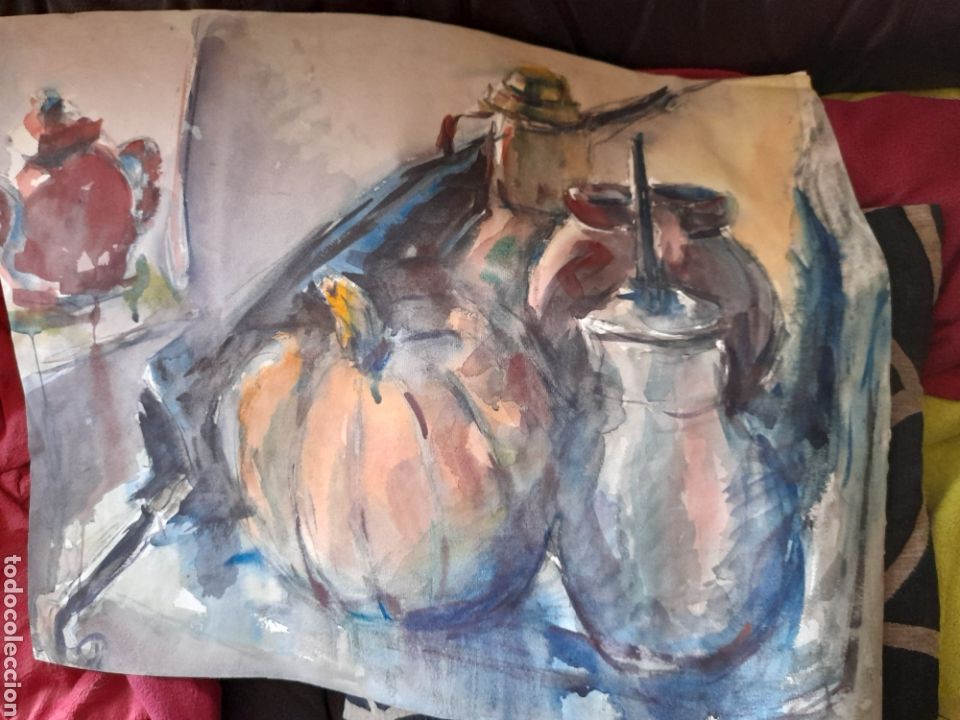 Art: Magnifica acuarela,pinrada a dos caras